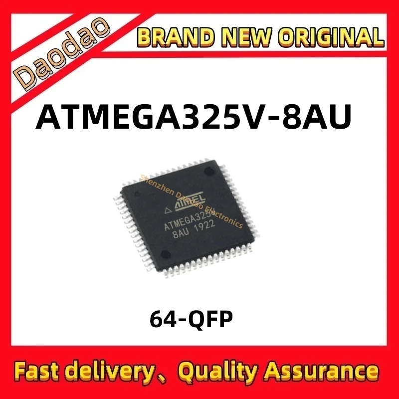 

ATMEGA325V-8AU atmega325v-8au Microprocessor Microcontroller chip IC Chip 64-TQFP Quality Brand New