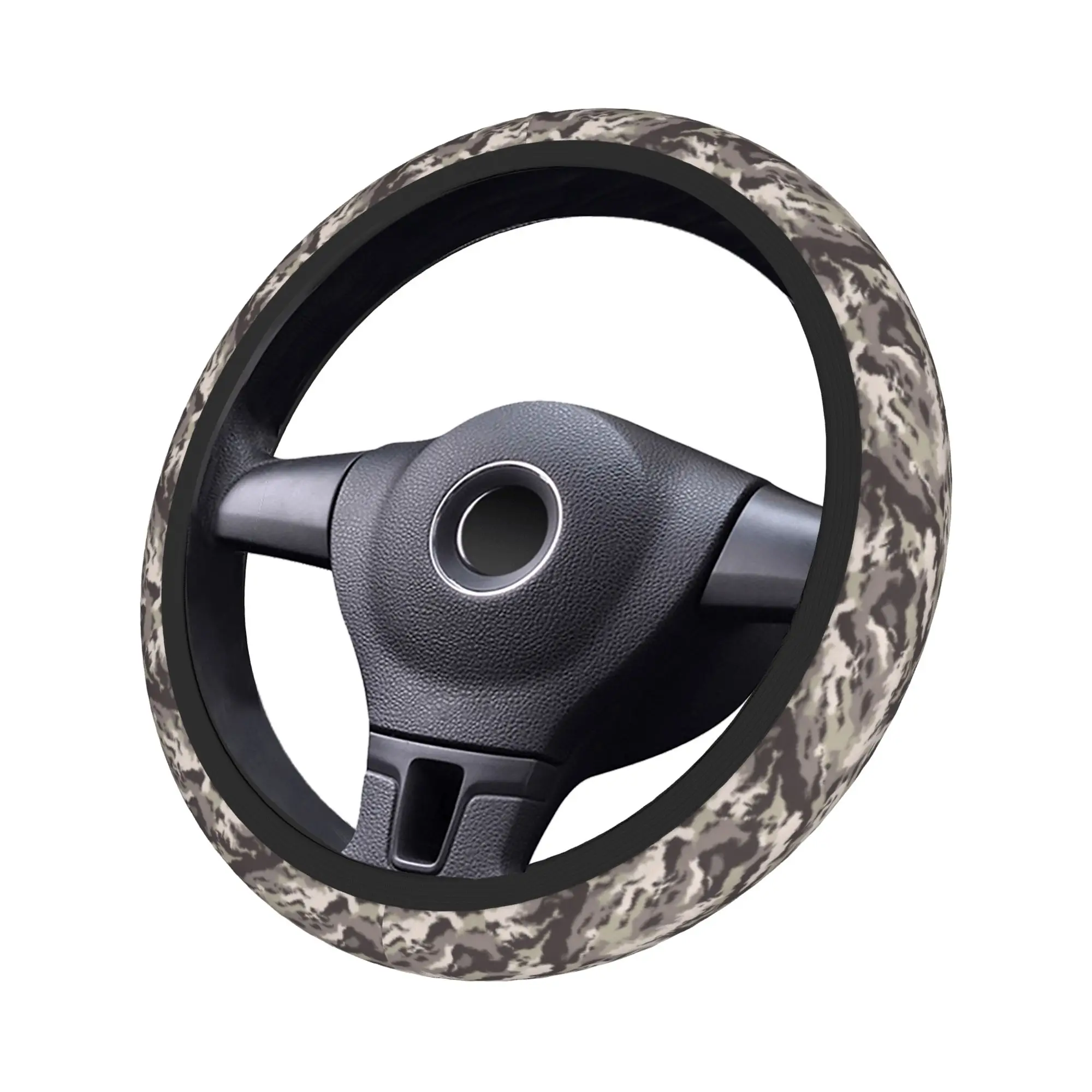 Camo Camouflage Car Steering Wheel Cover 37-38 Anti-slip  Auto Steering Wheel Protector Fashion Car Accessories