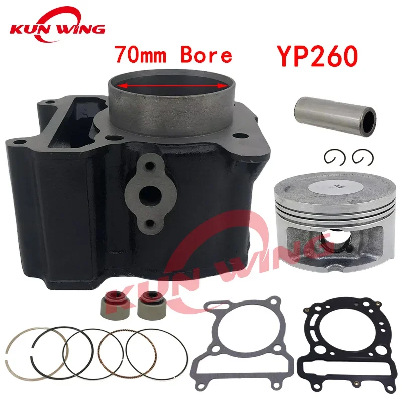 مجموعات الأسطوانات 250cc 260cc 300cc لـ ياماها ماجيتي YP250 YP260 YP300 الشدائد X-city X-max YP 250 260 300 ATV UTV #5