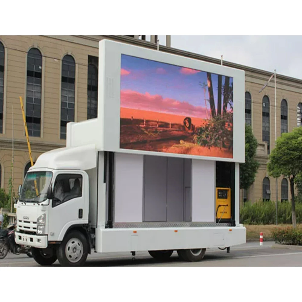 P6 عالية السطوع LED مركبة مقاوم للماء توفير الطاقة 4K الإعلان في الهواء الطلق تصنيف IP65 عالي التباين لرسومات الرسوم المتحركة #5