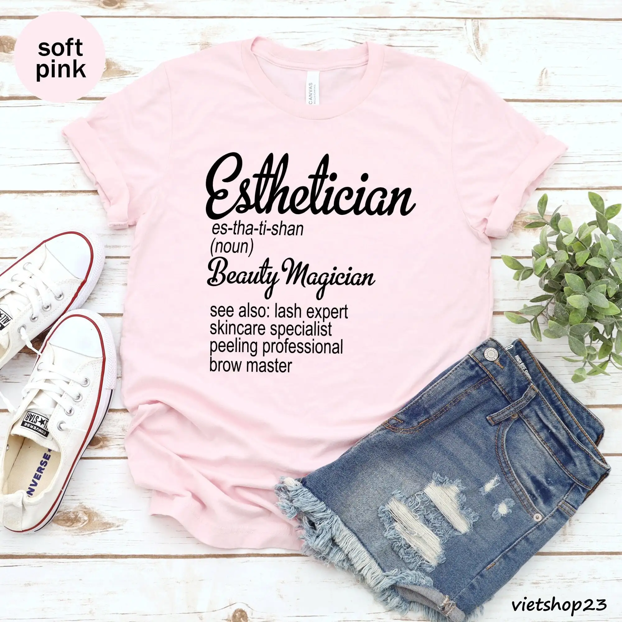 Esthetician Unisex T-shirt, Esthetician Gift, Cosmetology, Beautician Shirt, Makeup Artist, Cosmetologist Gift, Beauty Salon Tee