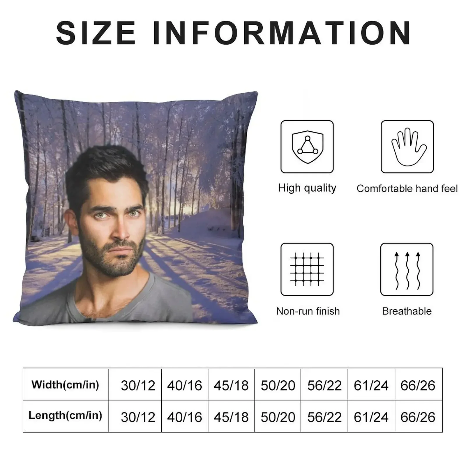 Derek Hale Into The Woods Throw Pillow Decorative Pillow Covers For Sofa Couch Pillows luxury home accessories Anime pillow