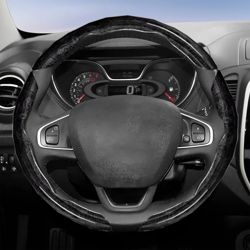 Suitable for Renault Wood Steering Wheel Cover Megane 3 2 4 Clio4 5 Captur Trafic Scenic Austral Kangoo Arkana Kadjar Master