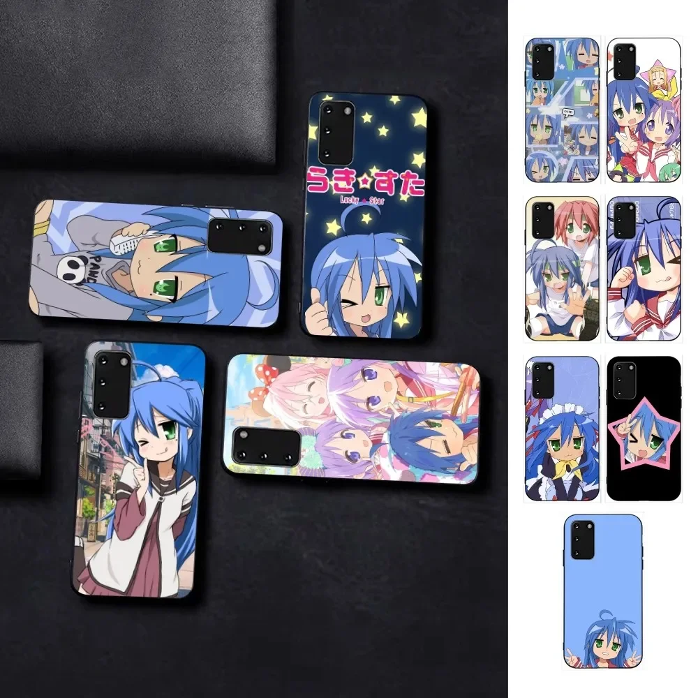 Anime Lucky Star Kawaii Izumi Phone Case For Samsung S 9 10 20 21 22 23 30 23plus lite Ultra FE S10lite Fundas