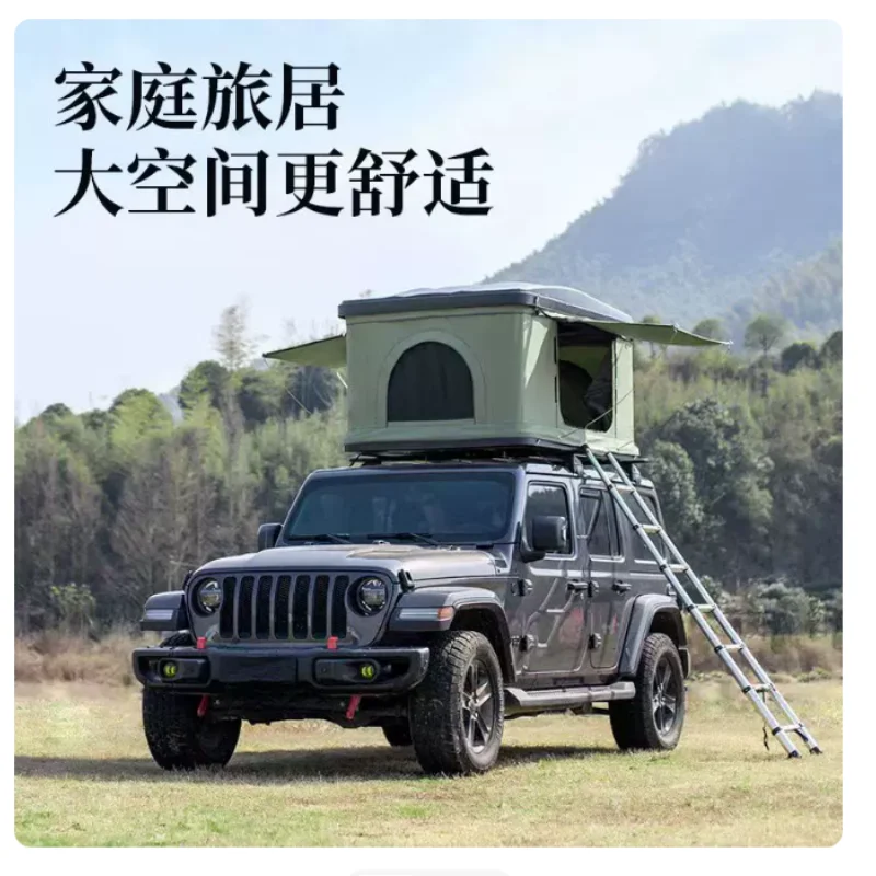 

Hard shell double person roof tent room, fully automatic folding sedan, car carrying SUV, off-road, outdoor camping, self drivin