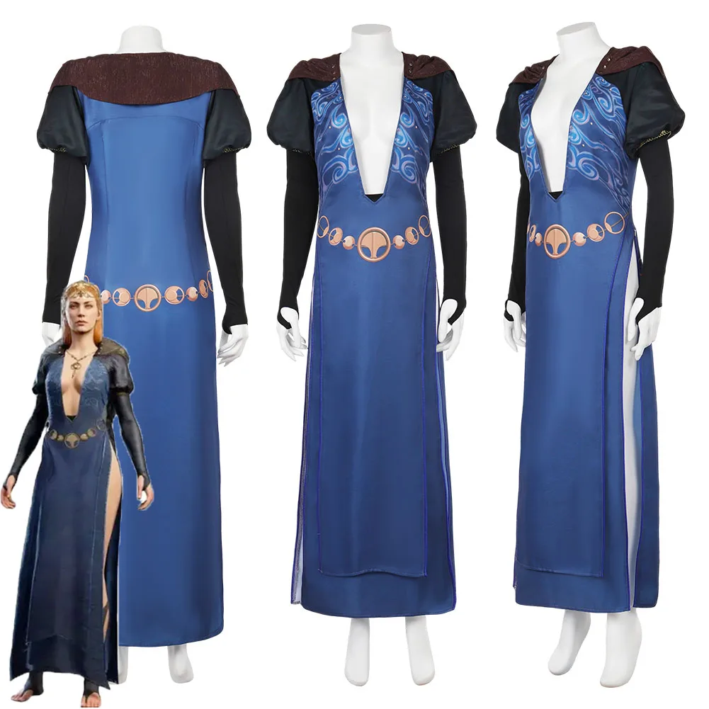 Game Baldur Cos Gate Mizora Cosplay Costume Fantasy Dress For Adult Girls Female Roleplay Outfits Halloween Carnival Suit