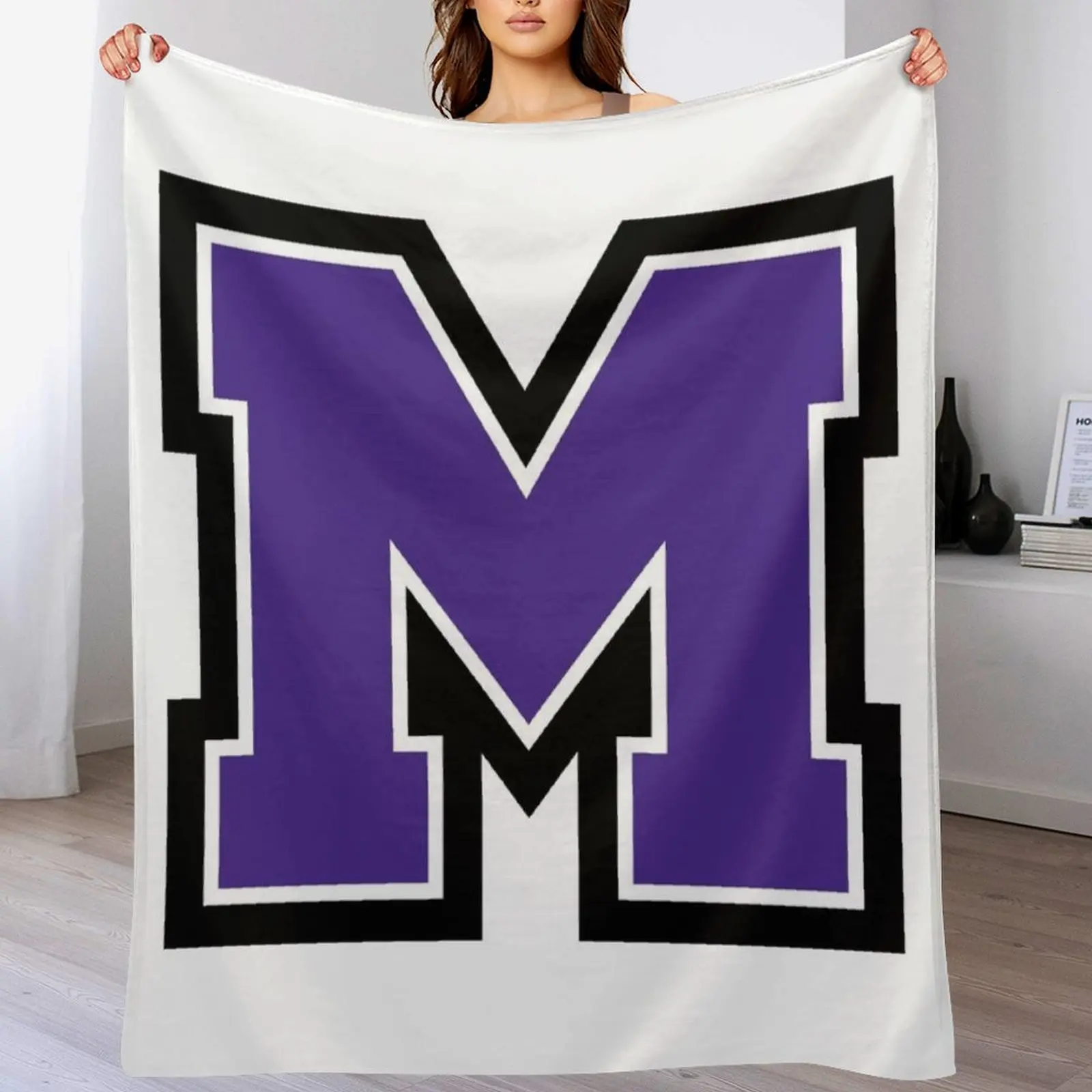 

Mount Union raiders Throw Blanket Lightweight Warm Blanket for Travel Camping