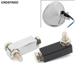 Motorcycle Headlight Mount Block Bracket Head Light Extension Mount For Harley Softail Breakout FXST Rocker C Dyna Wide Glide