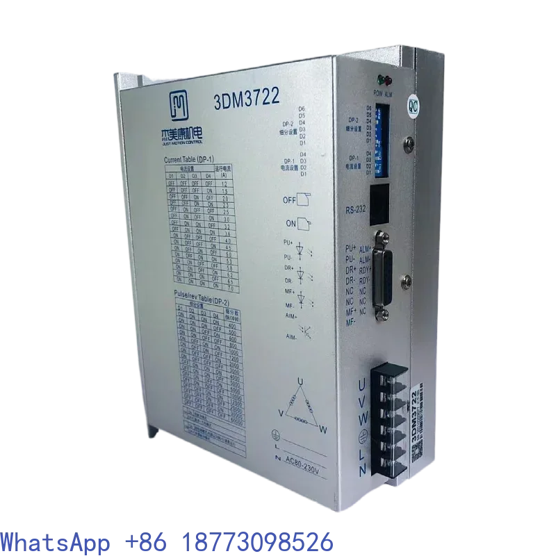 

3DM3722 Jiemei Kang 110 драйвер трехфазного шагового двигателя переменного тока 220 В 7 А контроллер тока