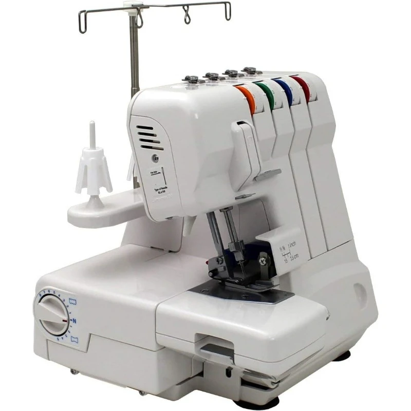 MO-50E, 3 or 4 Thread Serger Lay In Tensions, Adjustable Differential Feed Built In Rolled Hem Automatic Lower