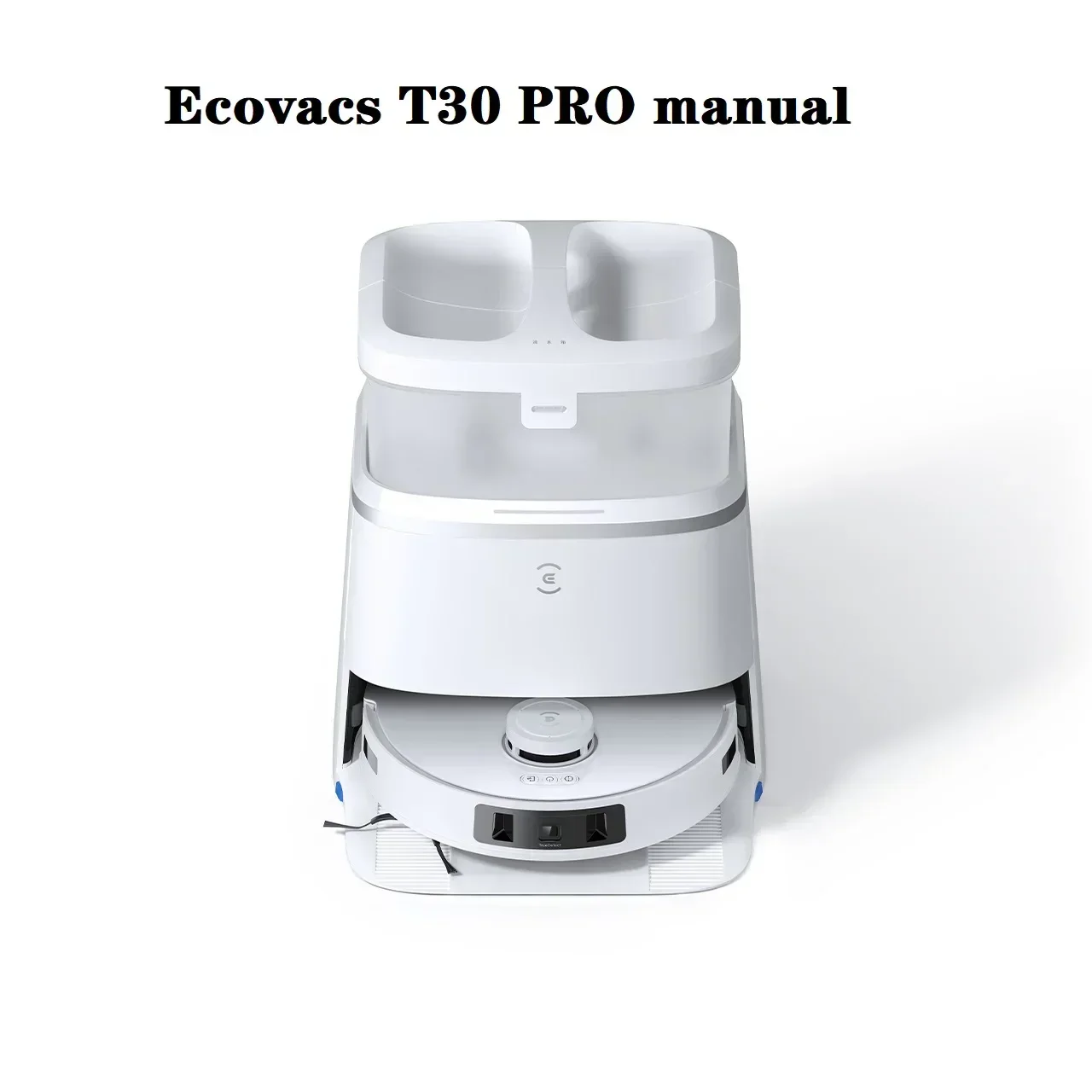 Ecovacs T30 PRO Robot Vacuum Cleaner and Mop, 4-in-1 Smart Cleaning, Auto Dust Collection, Anti-Tangle Brush, App Control