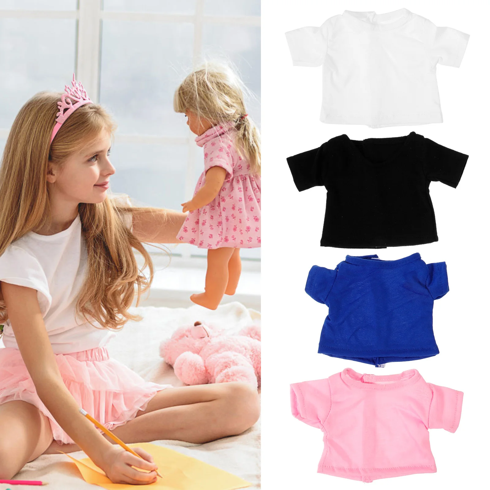 Camiseta de oso, ropa, traje bonito reutilizable para decoración, disfraz pequeño, diseño suave, cómodo y elegante, 4 Uds.