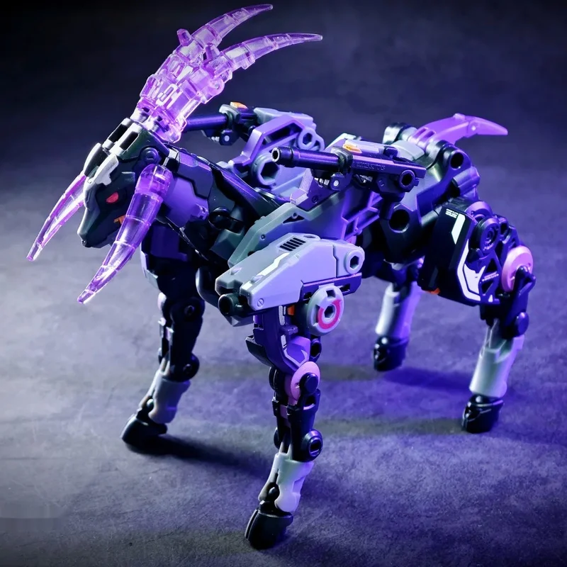 

52toys Beast Box Magic Castle Goat Handmade Animal Mech Transformation Model Mobile Toy Trendy Ornament Holiday Surprise Gift