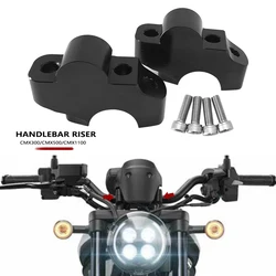 CMX1100 Handlebar Riser For HONDA Rebel1100 CMX500 CMX300 CMX 1100 Handle Bar Back Move Mount Raised Extend Clamp Adapter