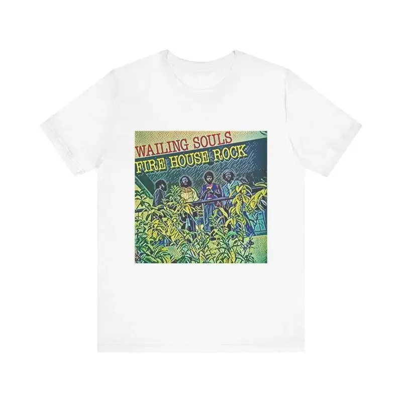 Wailing Souls Fire House Rock Print Jersey T Shirt