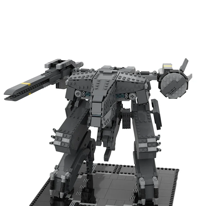 Metal Geared Solid Rex Building Block Set Metal Geared Robot Blocks Building Battle Mecha Brick Model Zabawka dla dzieci Prezent