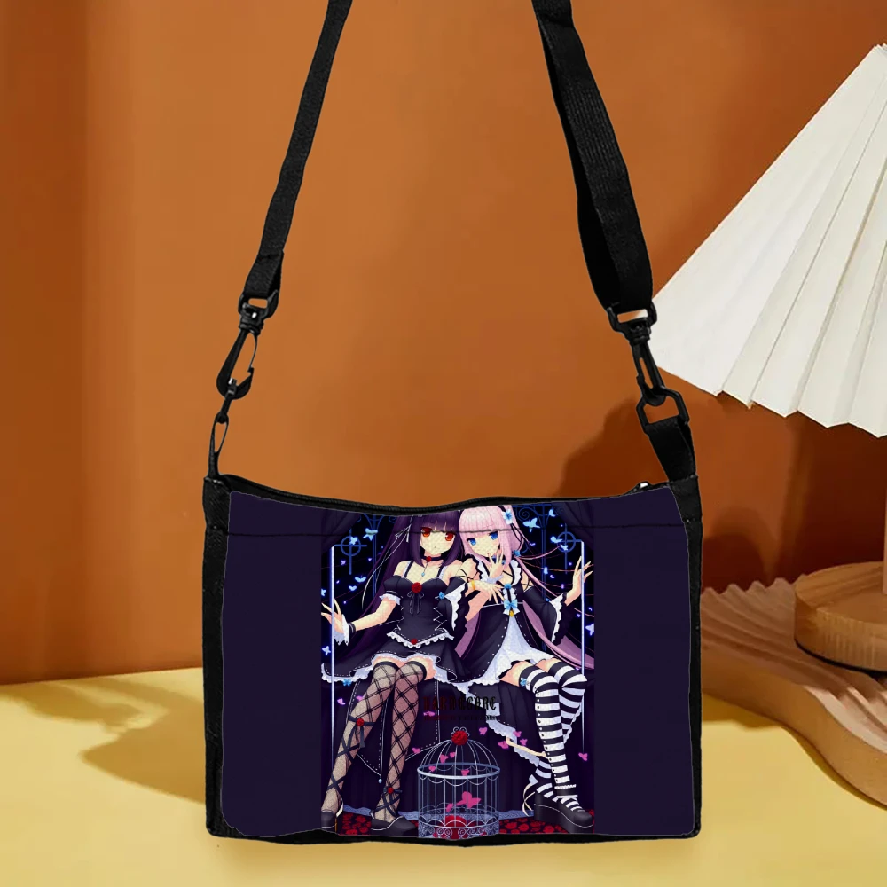 Crossbody Fashion Style Nekopara Shoulder Bag, Trendy Zipper Underarm Bag For Women, Daily Use Commuter Bag