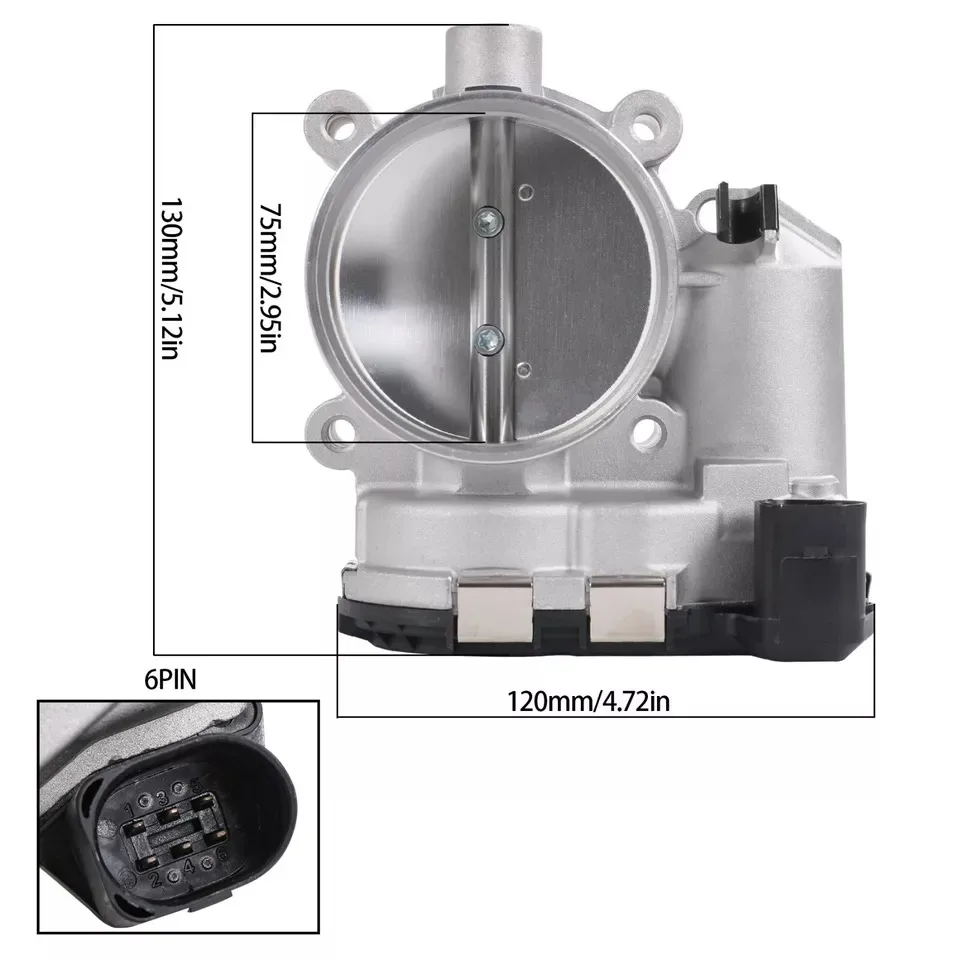 Gasklephuis & Spacer Kit Voor 4G18 Motor OEM 078133062C 0280750003 Vervanging Luchtinlaatspruitstuk Component