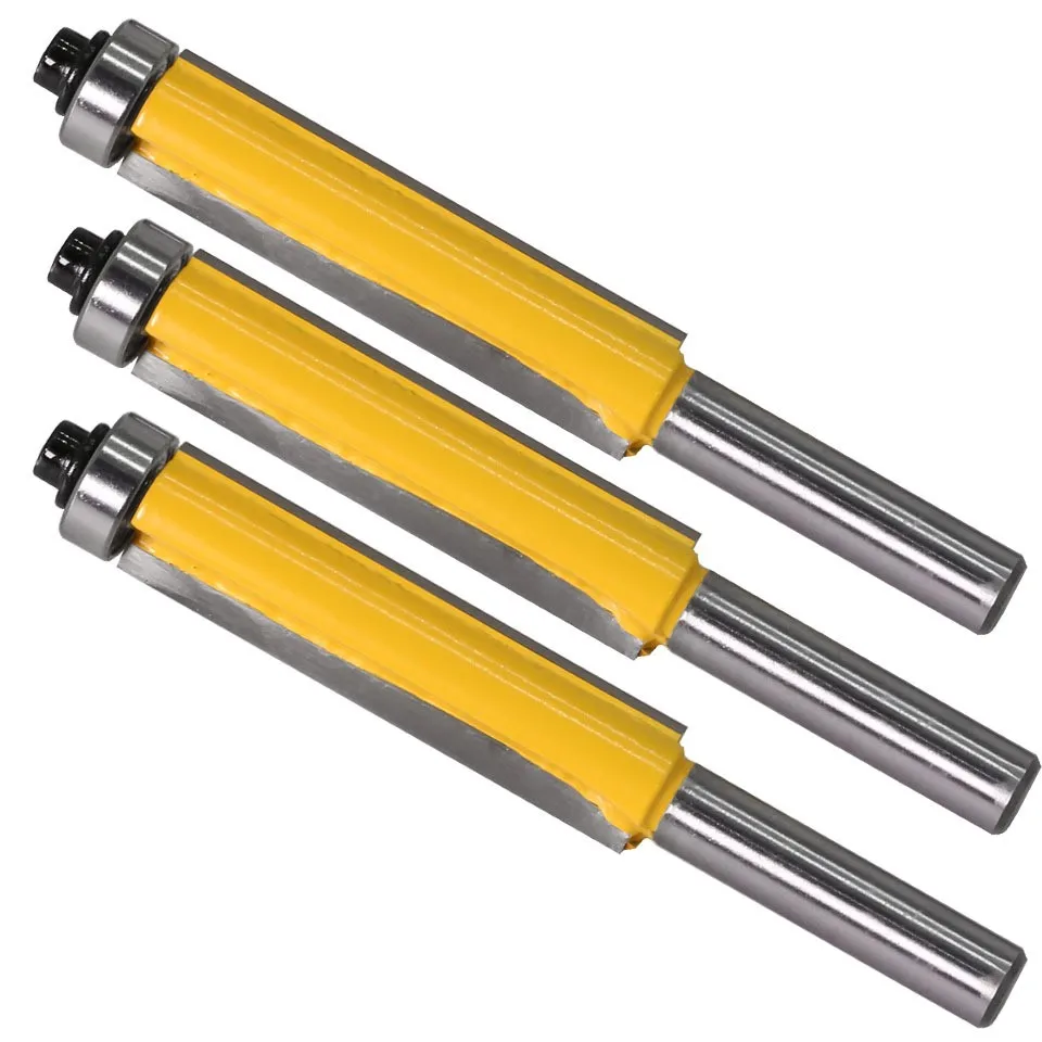 Imagem -05 - Carpintaria Milling Tool Extended Edge Trimming Straight Cutter Line Edge Trimming Cutter c7 mm Shank Diâmetro