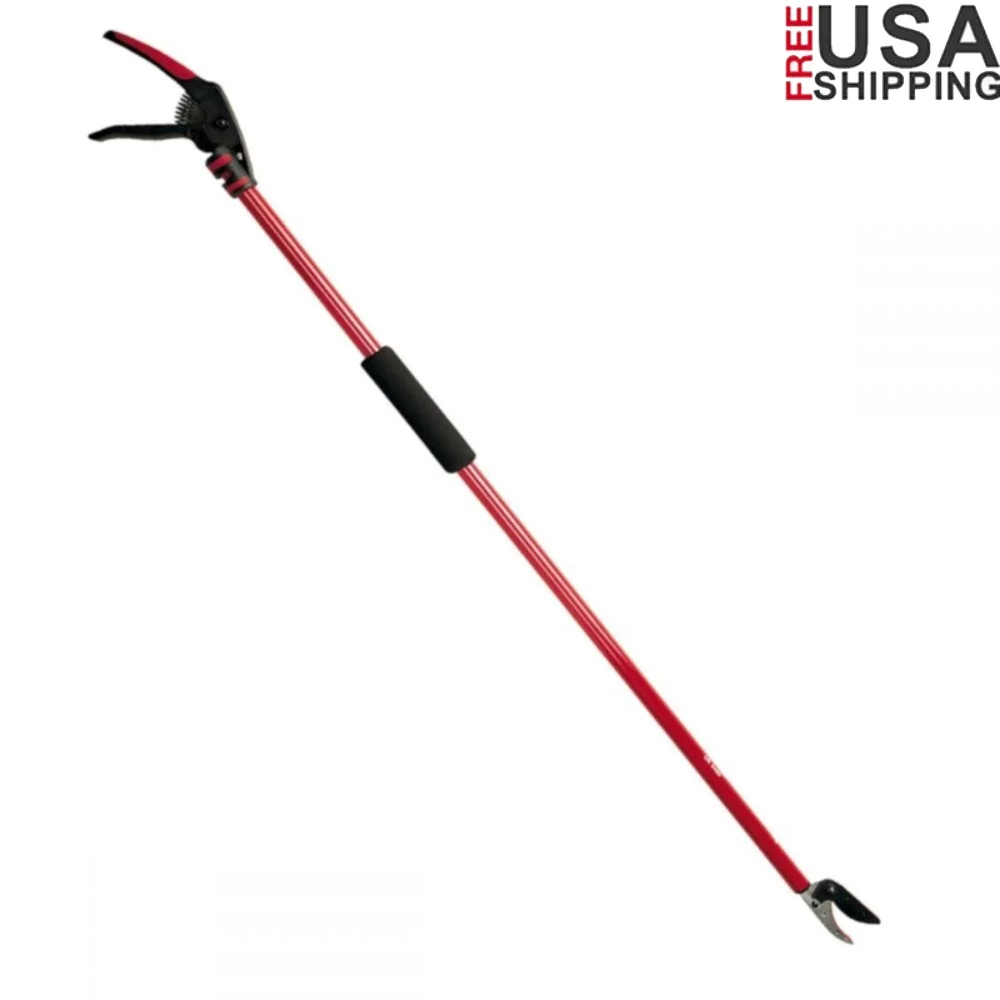 

46 Inch Carbon Steel Extendable Bypass Lopper Adjustable Cutting Thickness Aluminum Handle Garden Tool Pack of 1