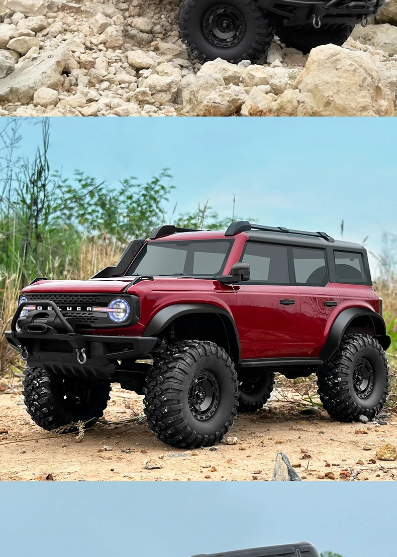 RC クローラー 1/10 Rc カー 4WD RTR HB R1001 LED 2.4 グラム電動