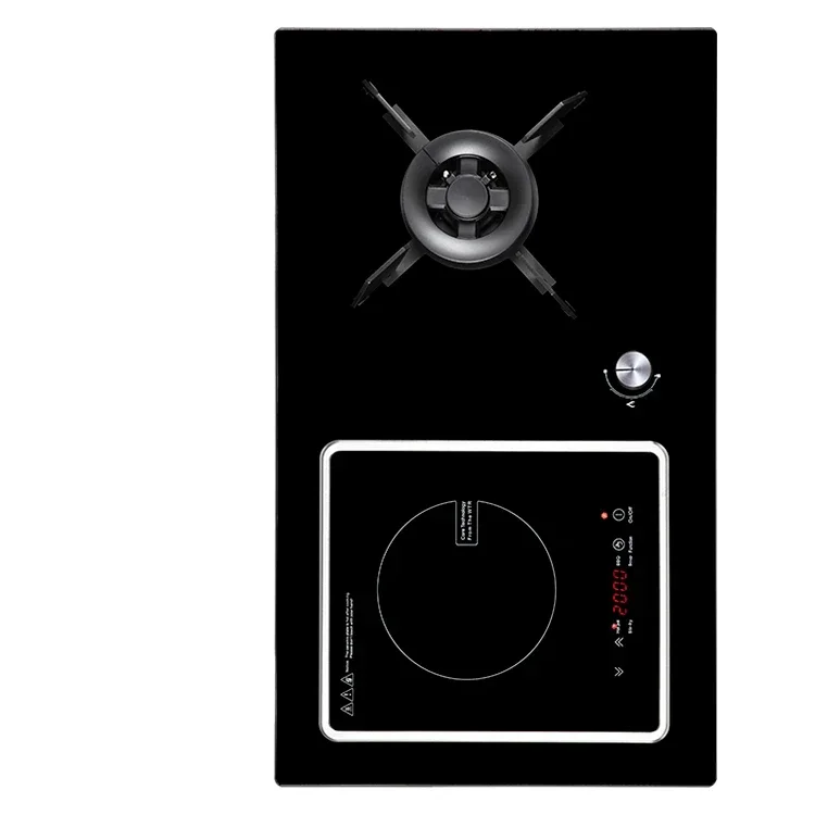 Built-In 2 Burners Detachable Smooth Electric Ceramic Gas Stove For Cooking Induction+Cookers
