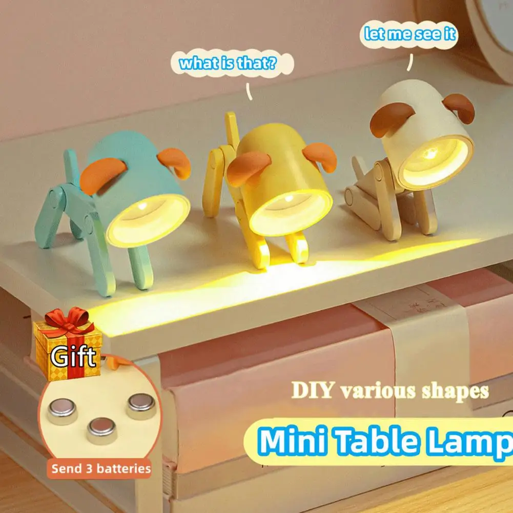 Unique Night Light Illumination Bedside Lamp One-key Start Decorative Foldable Reading Lamp Eye Protection LED Light