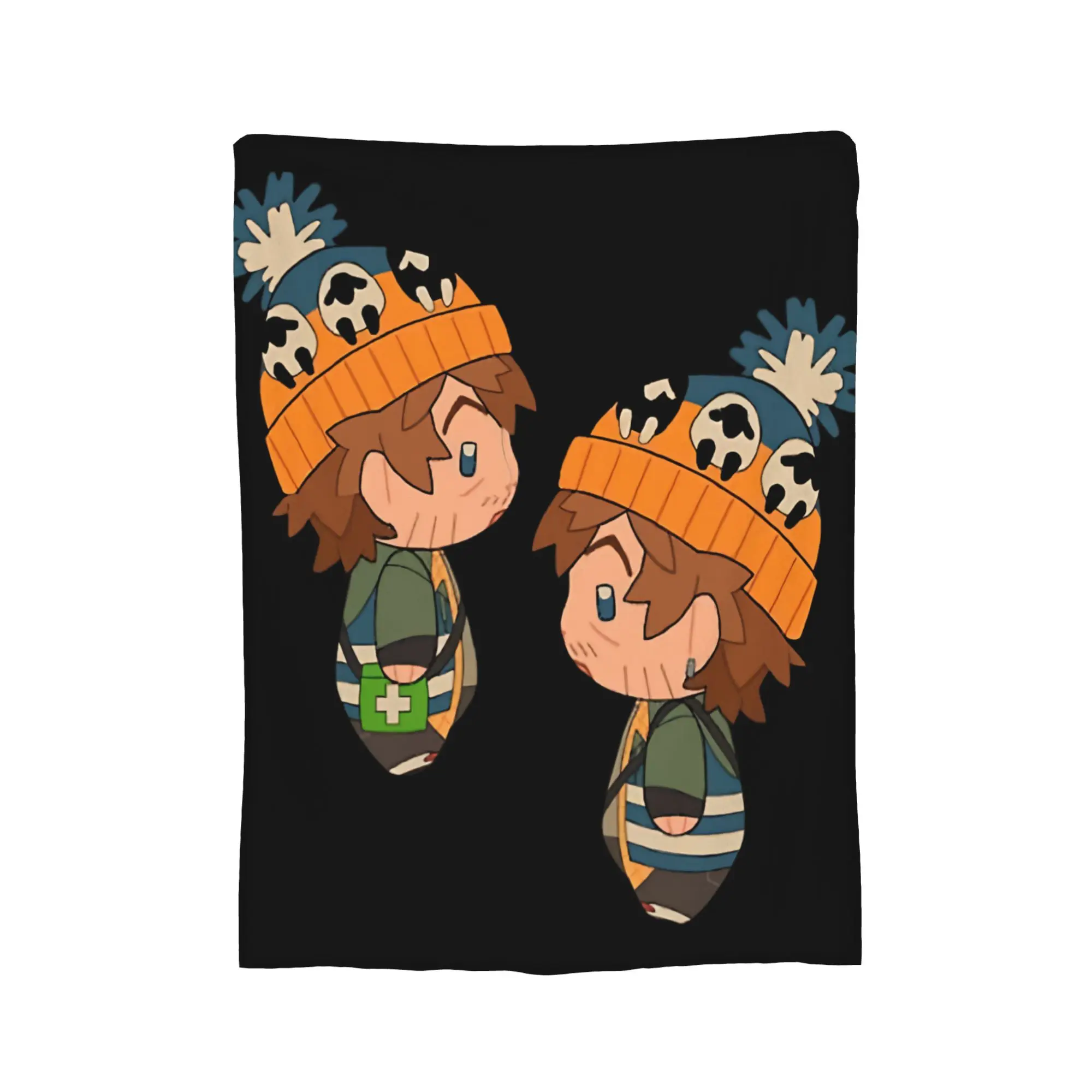 Bryan Hodukavich Chibi Medical Courier Fan Art Blanket Fleece  Warm Throw Blanket for Bedding Couch Bedspread
