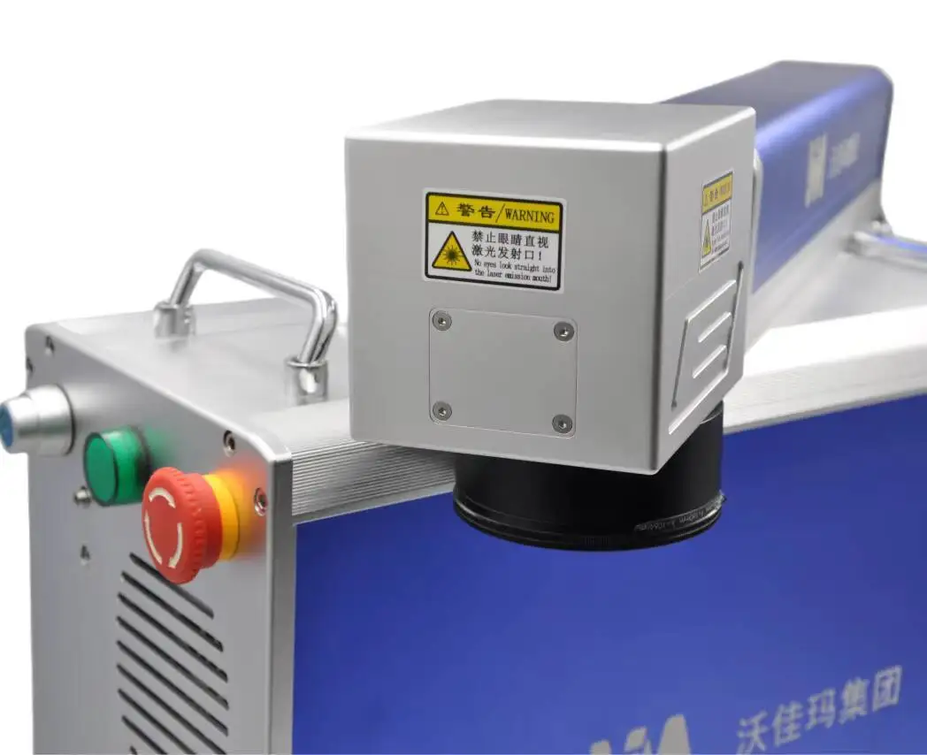 20W 30W 50W Fiber Laser Marking Hine Stainless Steel PP Plastic Aluminium Electroplating Paint Iron Coder Date Printer