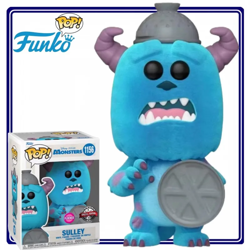 Funko POP serie Disney monstruos animados empresas de energía monstruos peludos figuras Sullivan modelo decoraciones adornos Juguetes