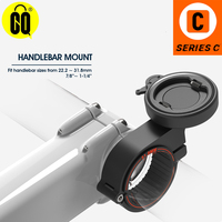 Aluminum Bike & Motorcycle Phone Mount - Universal Handlebar Bracket for iPhone 16/Samsung S25, with Most Bikes and Motorcycles