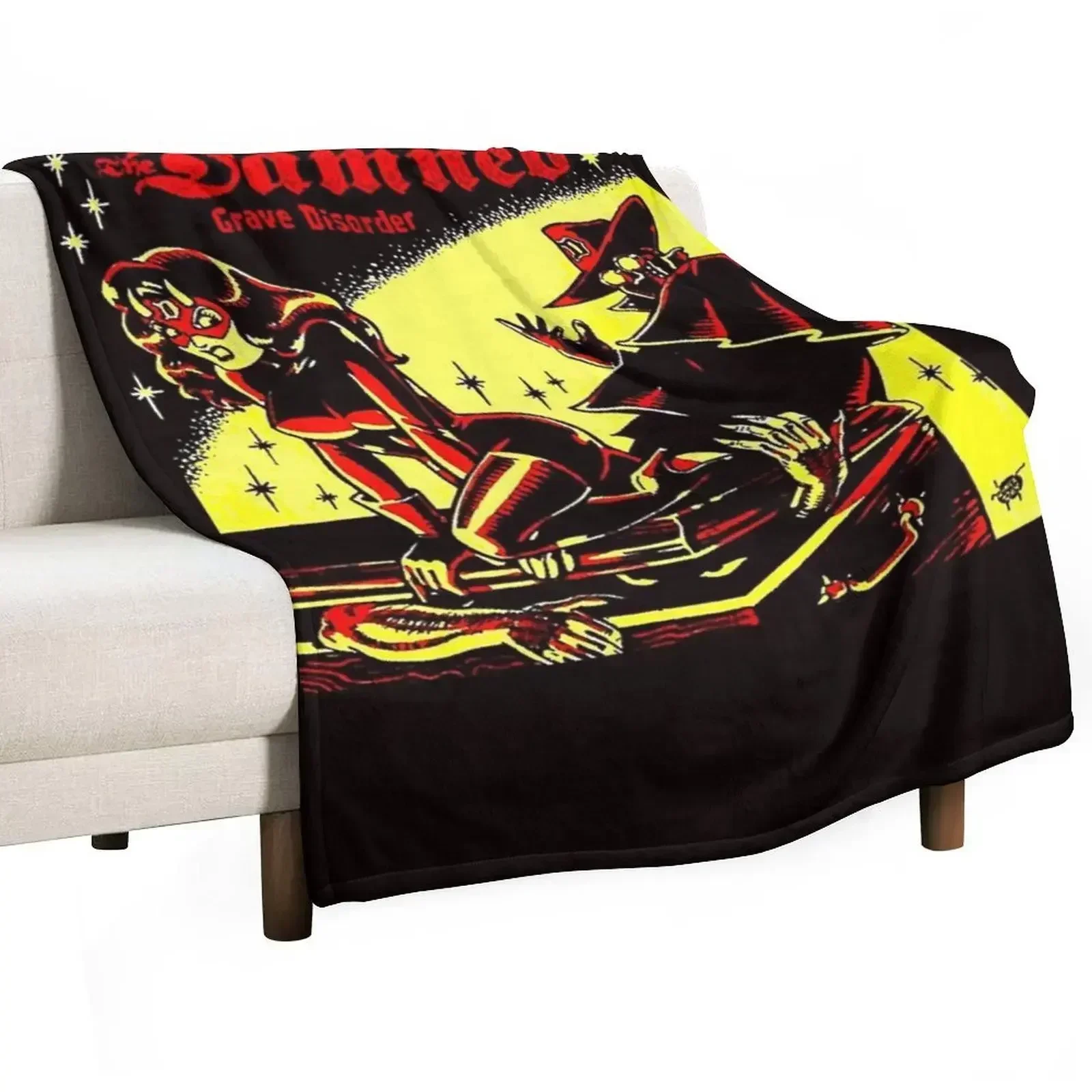 The Damned Grave Disorder Classic Throw Blanket Soft Kid'S Softest Shaggy Blankets