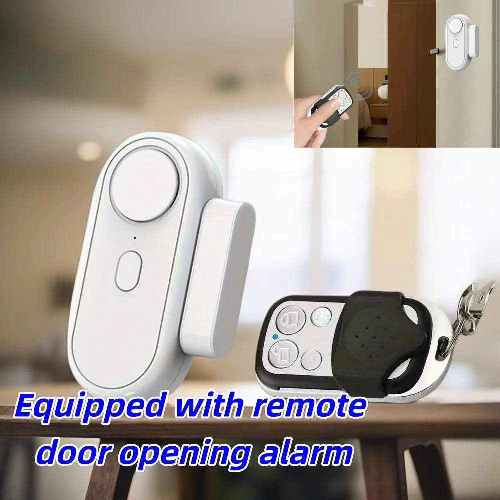 Sicherheits- und Diebstahlschutztüren, Alarm zum Öffnen der Haustür, Ausgangserinnerung, magnetischer Türalarm mit hoher Dezibelzahl und Fernbedienung