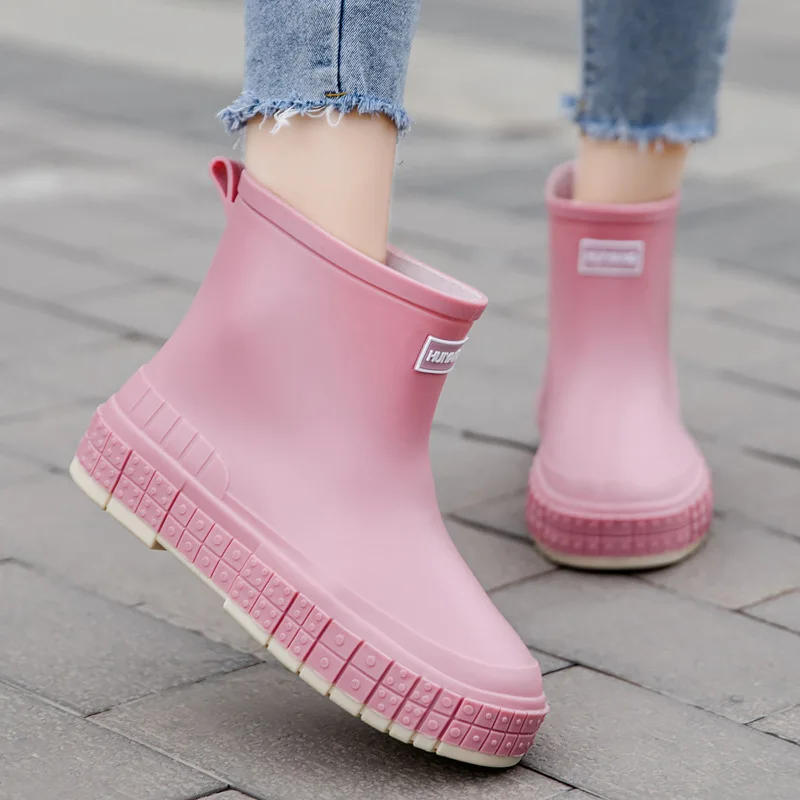 Outdoor Boots for Women Stylish Shoes for Woman New Non-slip Waterproof Lady Work Boots for Fall and Winter Zapatos Para Mujeres