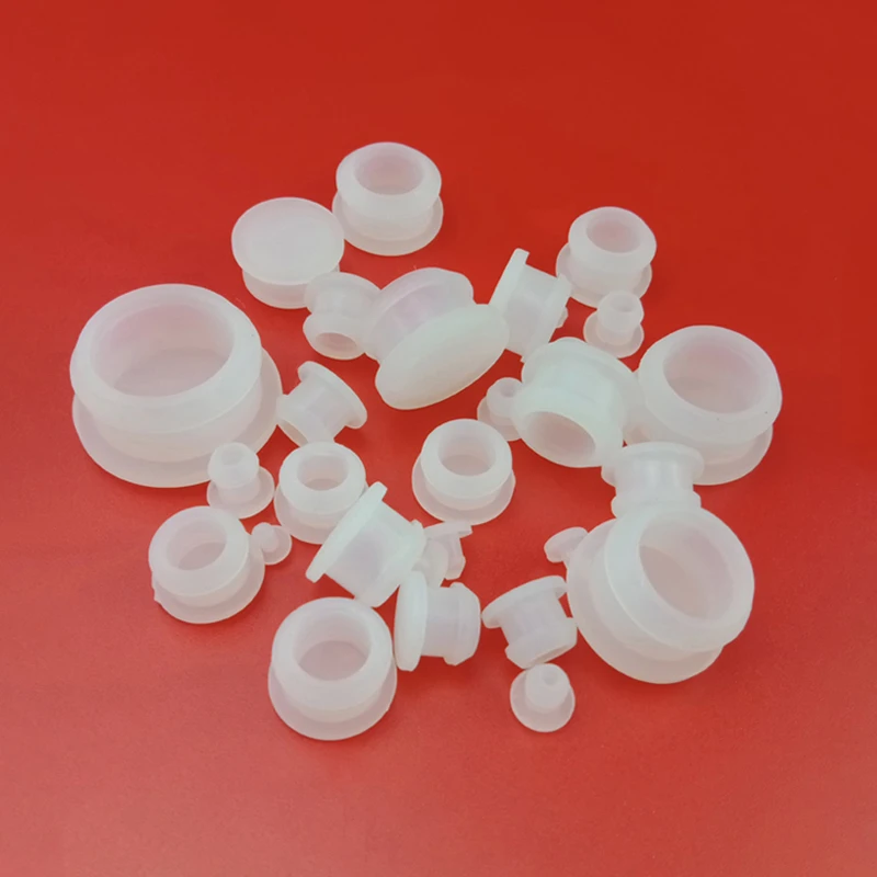 1-10pcs Snap-on Silicone Rubber Cap 2.5-60mm T Type Hole Plug Cover Blanking End Cap Tube Inserts Bung Seal Stopper Sealing Plug