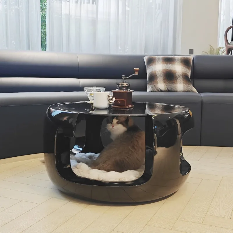 People and pets share cave coffee table cat nest coffee table pet furniture creative furniture