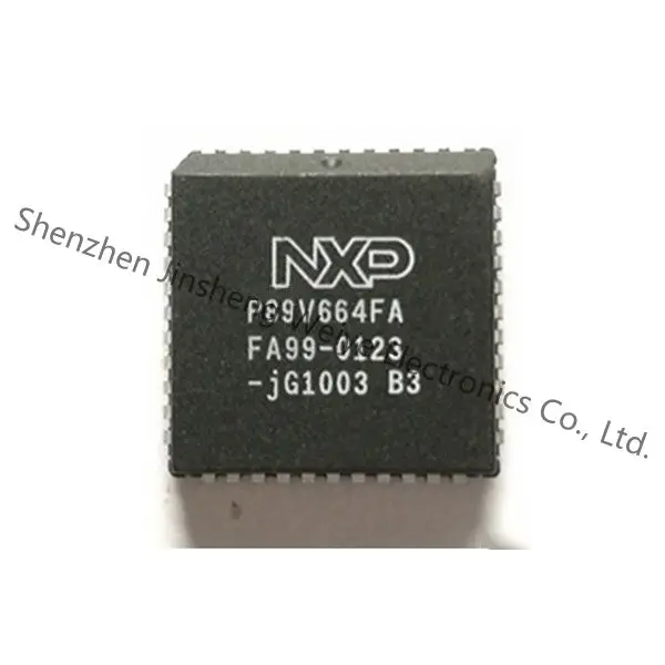 (1/10 pieces) P89V664FA PLCC44 8-bit microcontroller MCU 64K/2K FL ISP/IAP SPI 2XI2C Electronics according to chip requirements