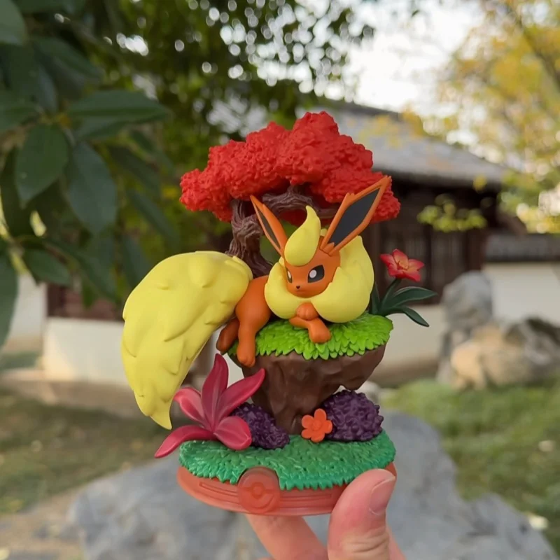 Funism Pokémon Enjoy met Eevee serie blind box modepop figuur decoratie schattig speelgoed festival cadeau