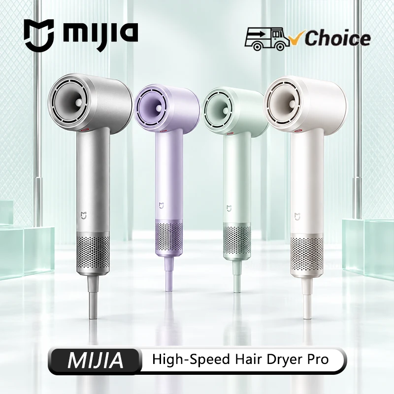 NEW Original MIJIA High-Speed Hair Dryer Pro 200M Negative Ions 50C Constant Temperature Hair Care 110000RPM 70m/s 1600W 220V CN