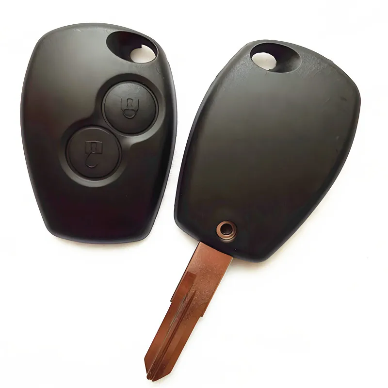 

DAKATU 10 шт. 2 кнопки чехол для дистанционного ключа для Renault Megane чехол для ключей Замена корпуса VAC102 лезвие