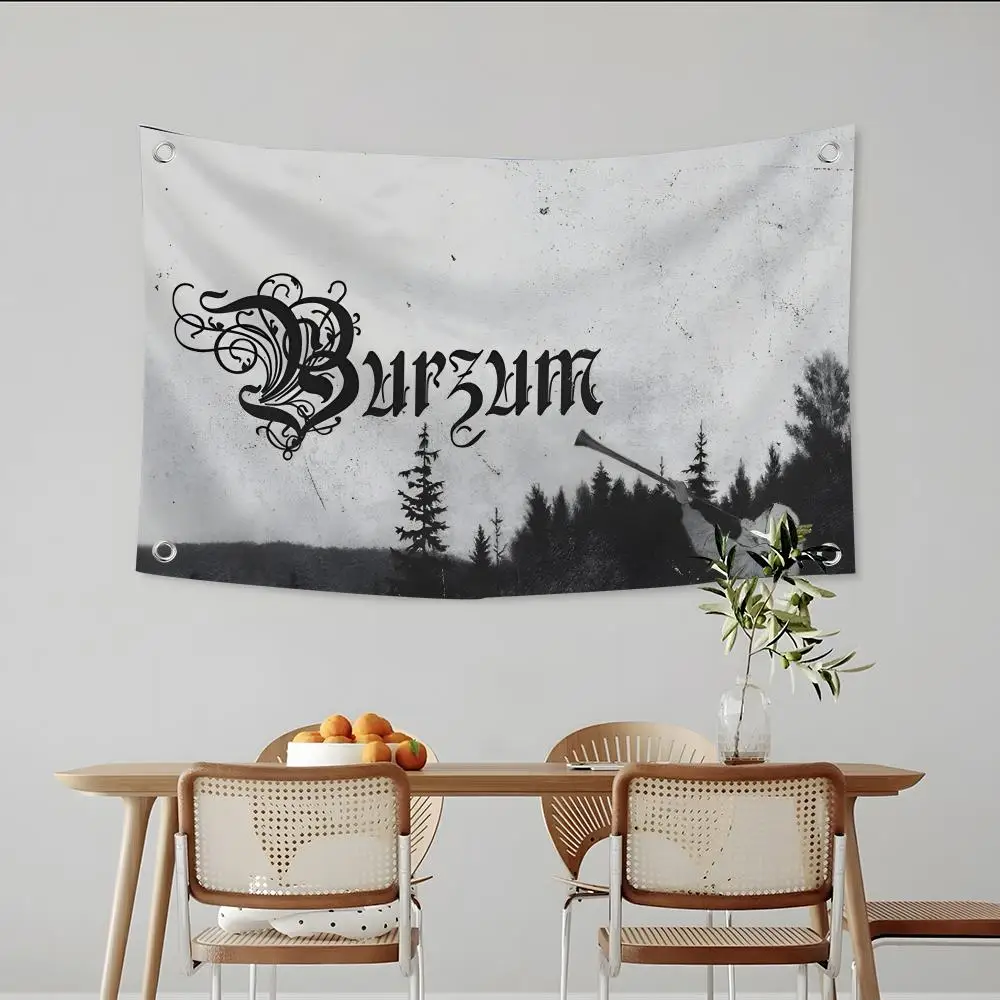 B-burzum Music Producer Flags Custom Camping Outdoor Garden Room Decor Backdrops Wall Art Family Gifts