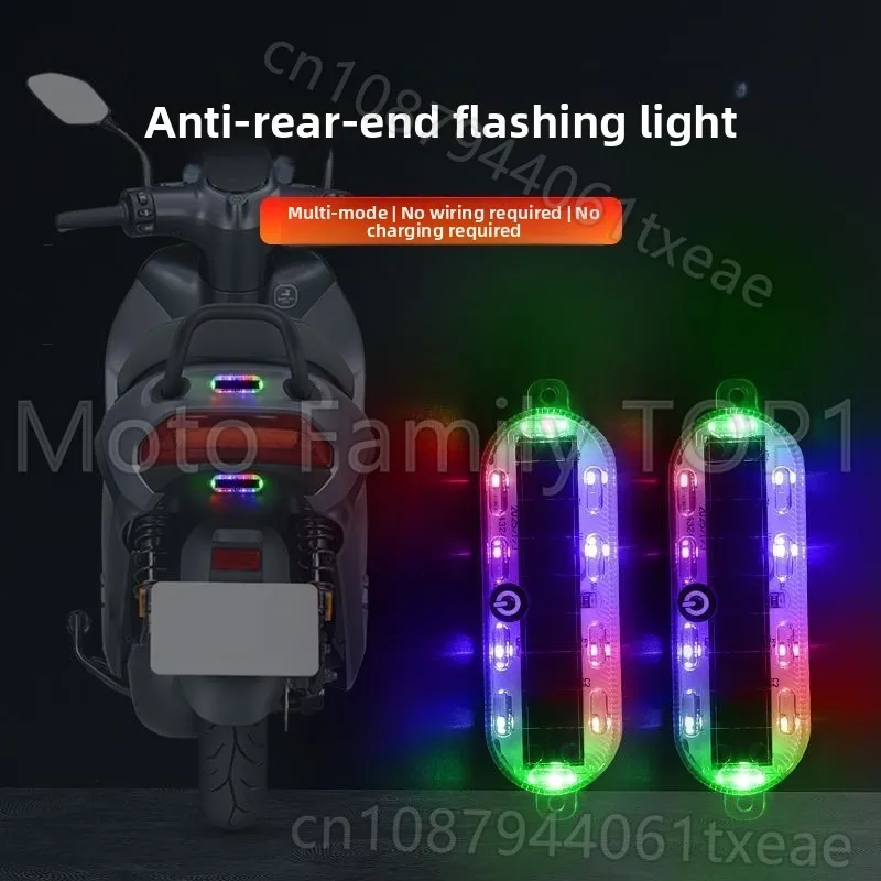 

Solar Transformers Badge LED Flashing Light Car Stickers Motorcycle LED Stickers Car Decoration Warning Anti-rearend