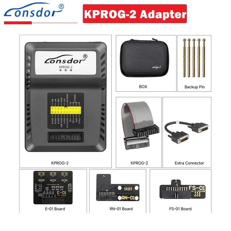 Lonsdor KPROG2 KPROG-2 Adapter for K518 PRO/ K518 FCV Key Programmer Read/Write EEPROM Soic Chip/MCU Chip