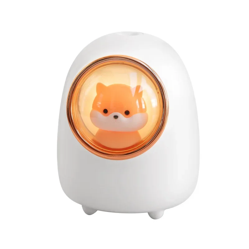 High Quality 350 / 200ML Evaporative Air Humidifier Wireless Space Capsule Cute Pet Mist Maker LED Night Lamp