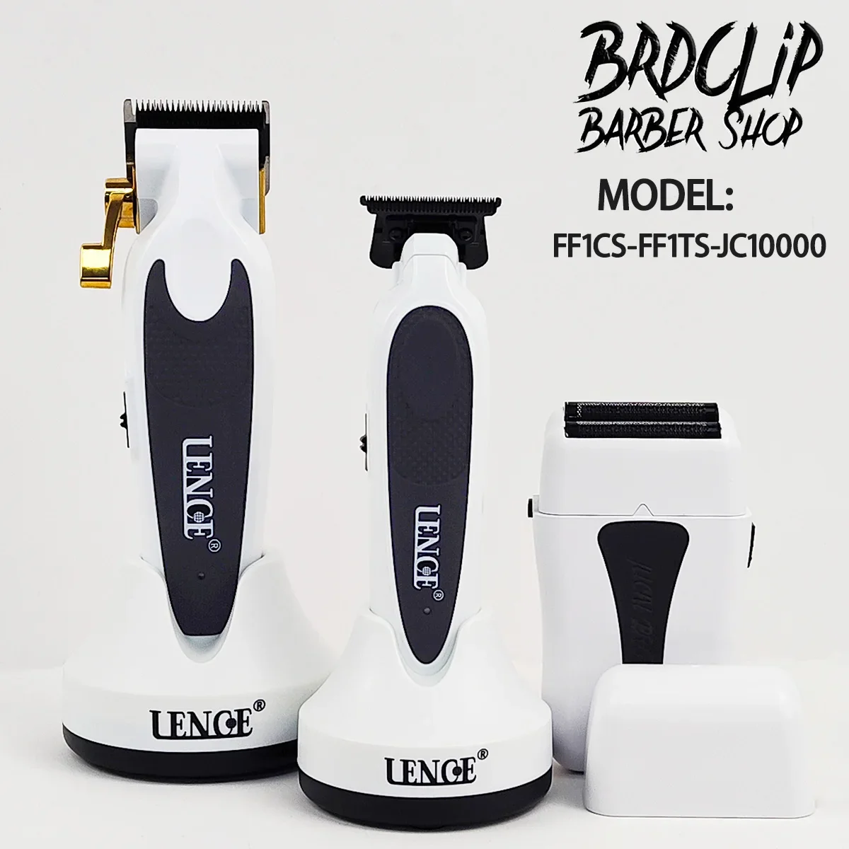 Professional LENCE PRO FF1CS FF1TS JC10000 Hair Clipper Brushless Motor with Base Charger Electric Shaver Hair Trimmer for Men