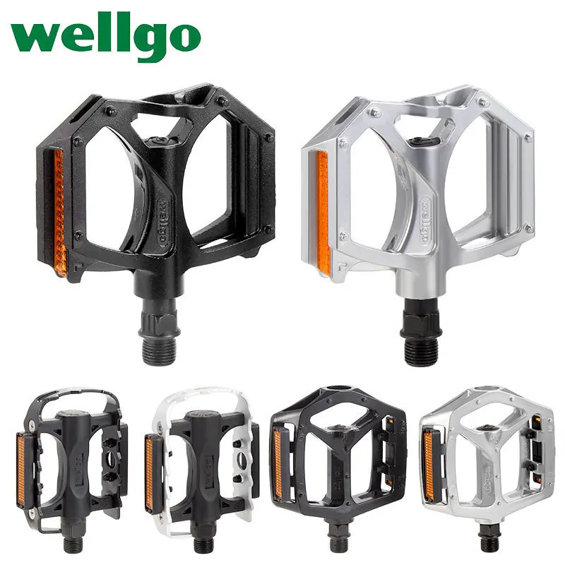 

WELLGO M195 C25 Ultralight Bike Pedals with Dual DU Bearings for Cycling Performance and Durability
