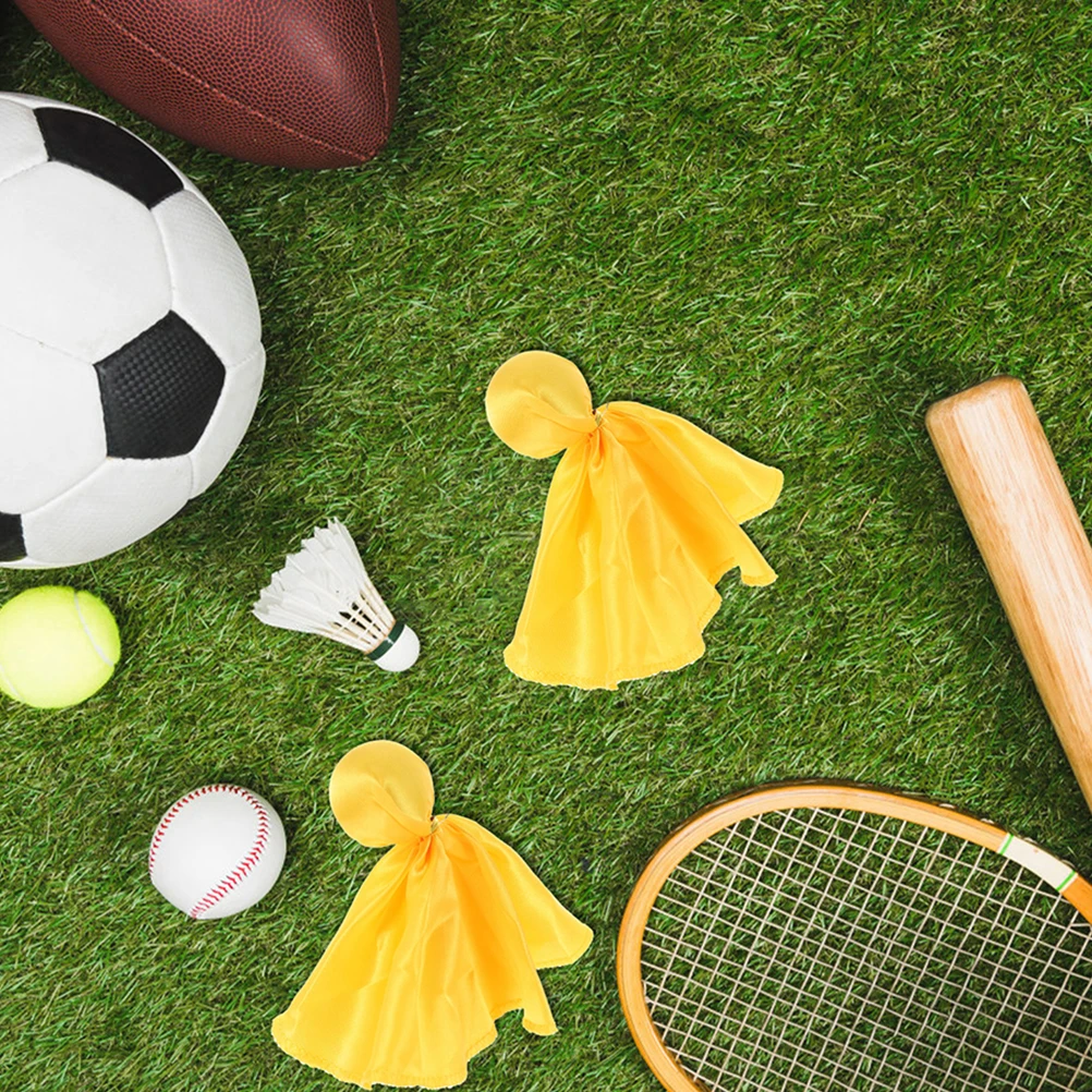 

Flag Whistle Set Football Penalty Flags Soccer Game Kit Supplies Referee Sports