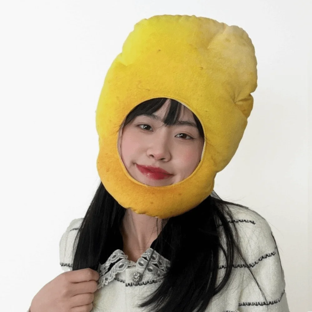 

Mushroom Creative Fruit and Vegetable Hat Thick Soft Nutrition Month Hat Stretchy Playful Pullover Cap Photography Props