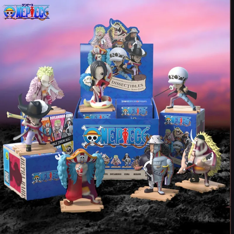 Mightyjaxx One Piece Blind Box The Fourth Generation Villain Action Figure Anime Mystery Box Xmas Gift Kids Christmas Present