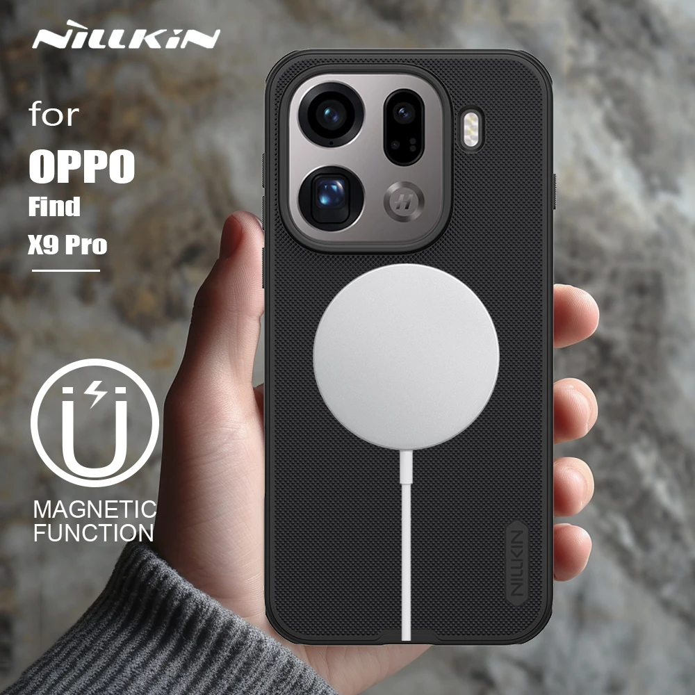 Nillkin – etui do telefonu OPPO Find X9 Pro/X9/X10 Pro Max/X10 5G, magnetyczne, z matowym wykończeniem, seria Shield Pro, kompatybilne z MagSafe, zapewniające pełną ochronę. — zdjęcie produktu 3